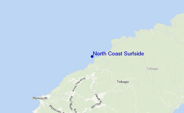 carte de localisation de North Coast Surfside