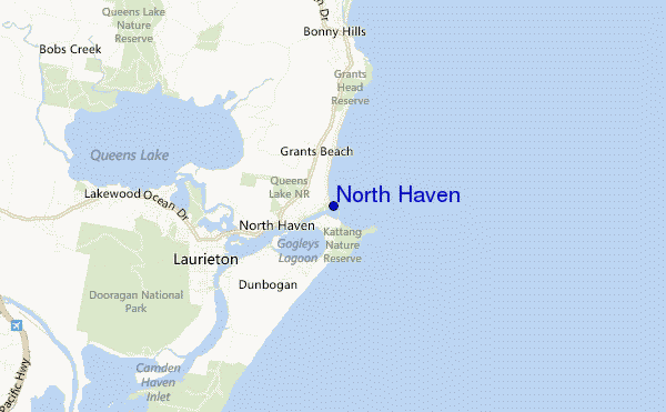 carte de localisation de North Haven