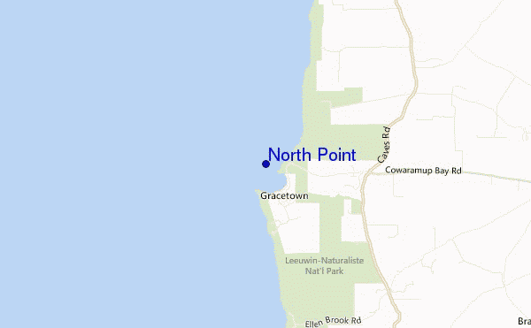 carte de localisation de North Point