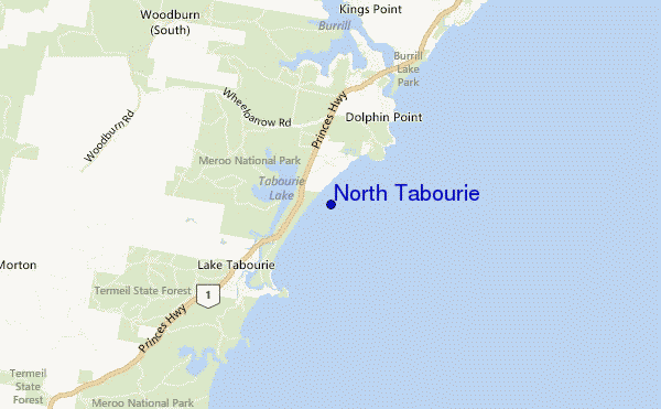 carte de localisation de North Tabourie