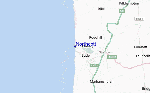 carte de localisation de Northcott