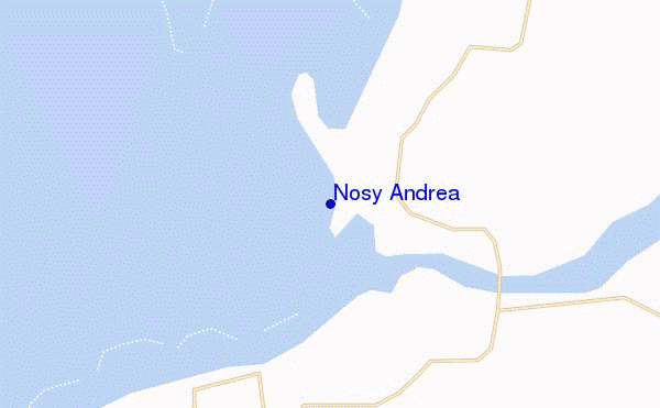 carte de localisation de Nosy Andrea