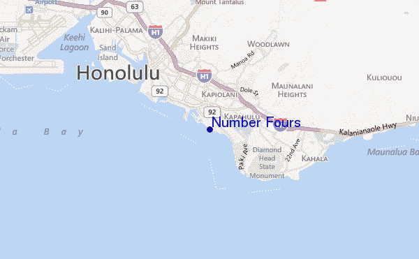 carte de localisation de Number Fours