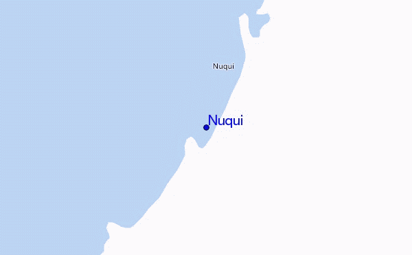 carte de localisation de Nuqui
