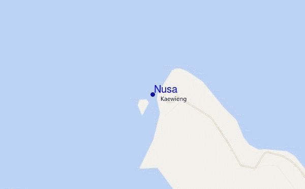 carte de localisation de Nusa