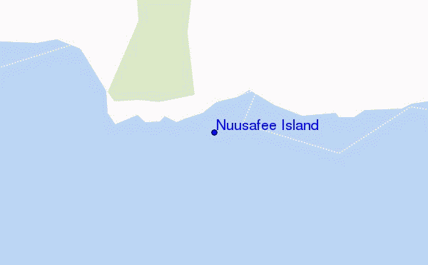 carte de localisation de Nuusafee Island