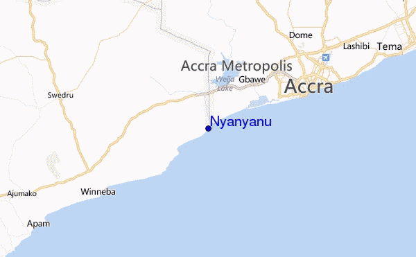 Nyanyanu Location Map