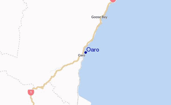 carte de localisation de Oaro