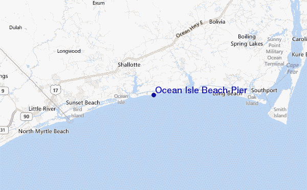 Ocean Isle Tide Chart