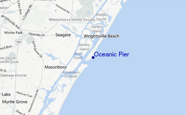 carte de localisation de Oceanic Pier