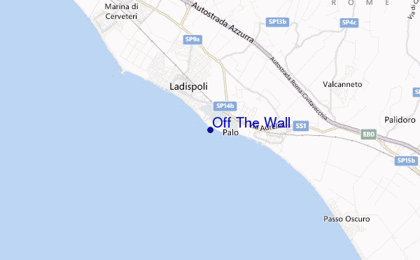 carte de localisation de Off The Wall