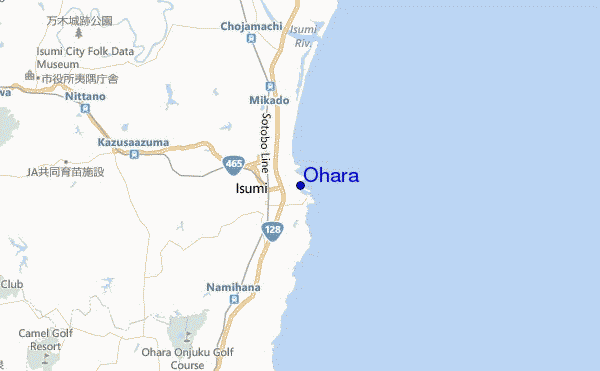 carte de localisation de Ohara