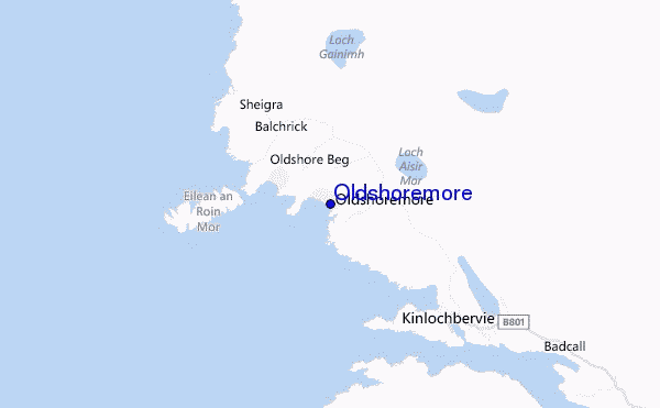 carte de localisation de Oldshoremore