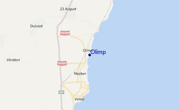 carte de localisation de Olimp