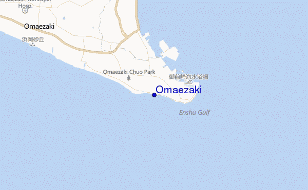 carte de localisation de Omaezaki