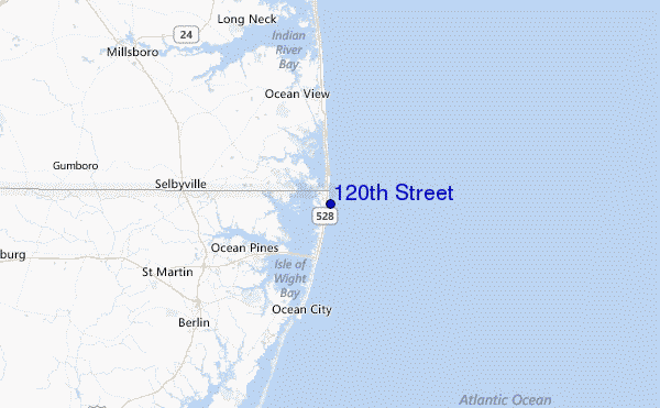 120th Street Location Map