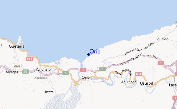 carte de localisation de Orio