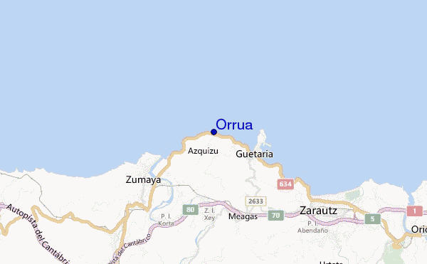 carte de localisation de Orrua