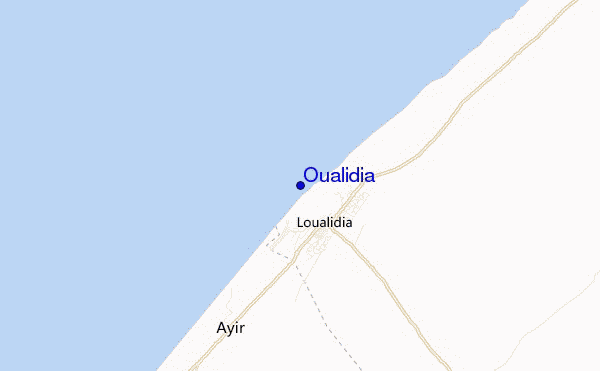 carte de localisation de Oualidia