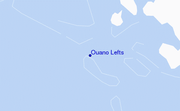 carte de localisation de Ouano Lefts
