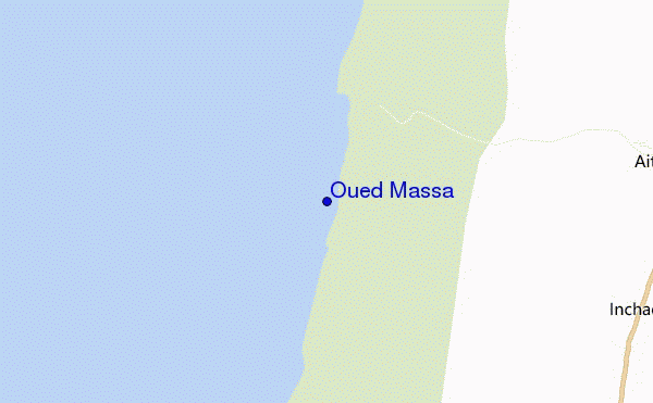 carte de localisation de Oued Massa