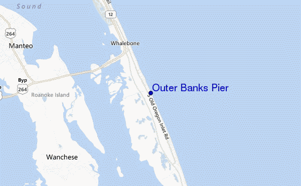 carte de localisation de Outer Banks Pier