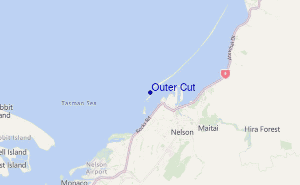 carte de localisation de Outer Cut