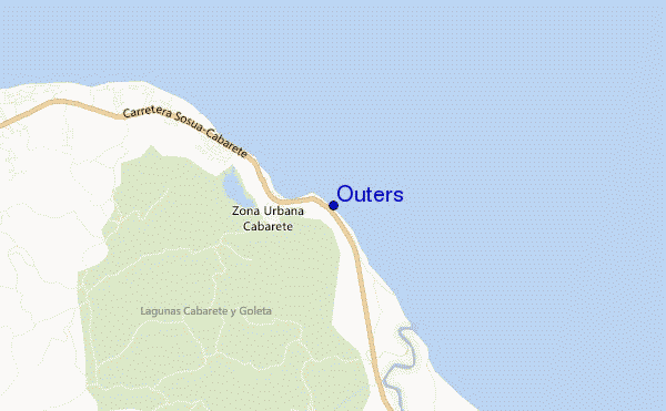 carte de localisation de Outers