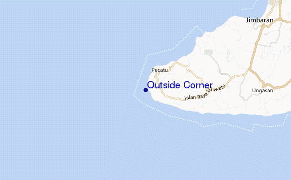 carte de localisation de Outside Corner
