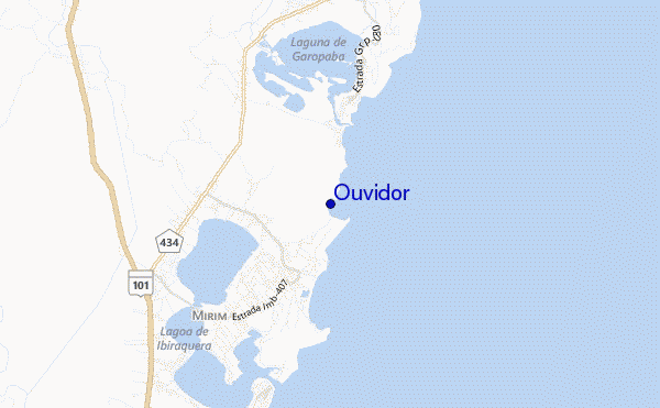 carte de localisation de Ouvidor