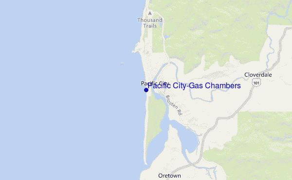 carte de localisation de Pacific City-Gas Chambers