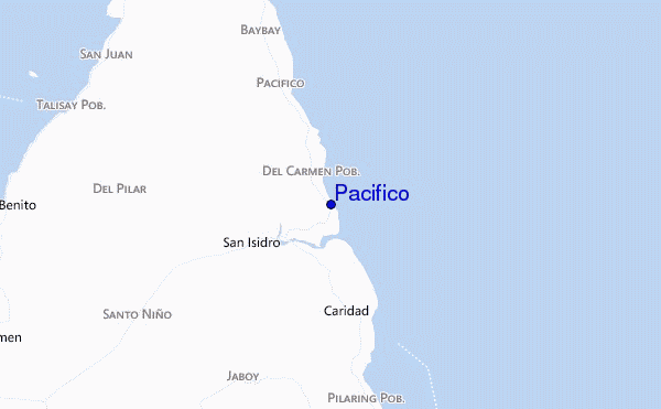 carte de localisation de Pacifico