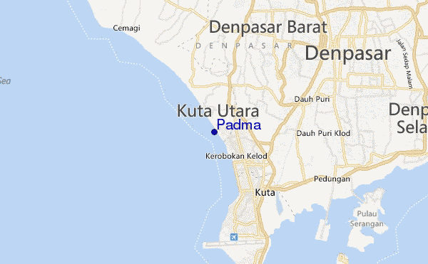 carte de localisation de Padma