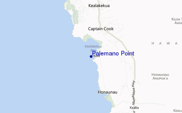 carte de localisation de Palemano Point