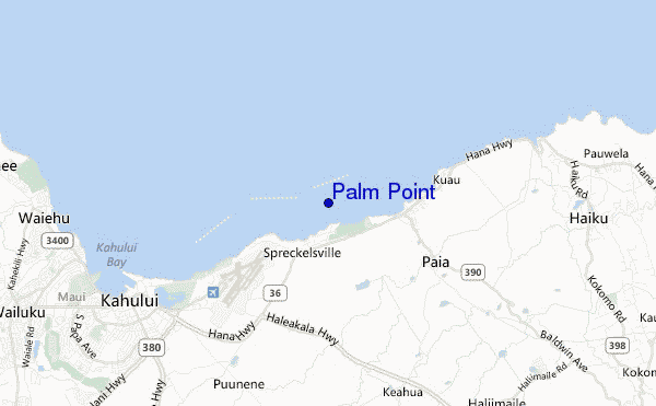 carte de localisation de Palm Point