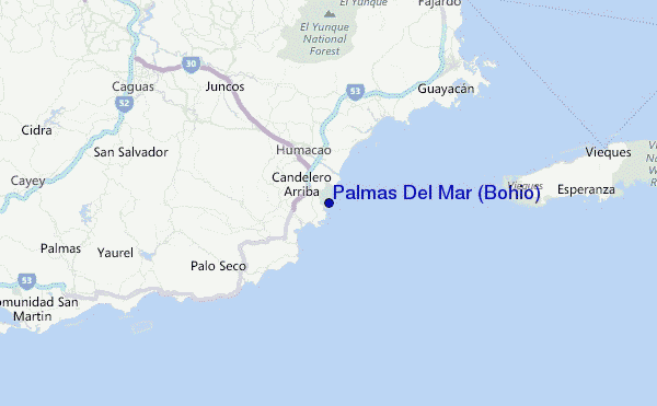 Palmas Del Mar (Bohio) Location Map