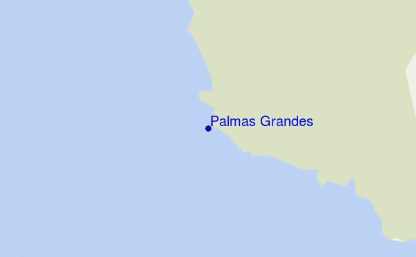 carte de localisation de Palmas Grandes