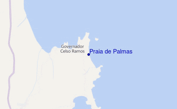 carte de localisation de Praia de Palmas