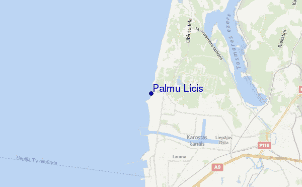 carte de localisation de Palmu Licis