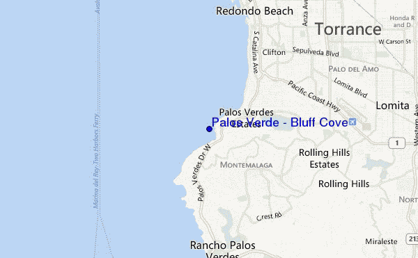 carte de localisation de Palos Verde - Bluff Cove