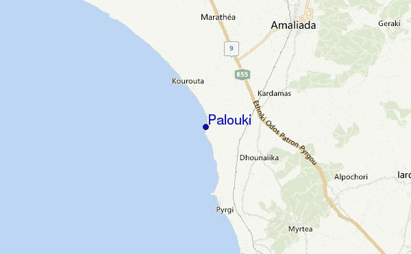 carte de localisation de Palouki
