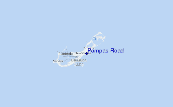 Pampas Road Location Map