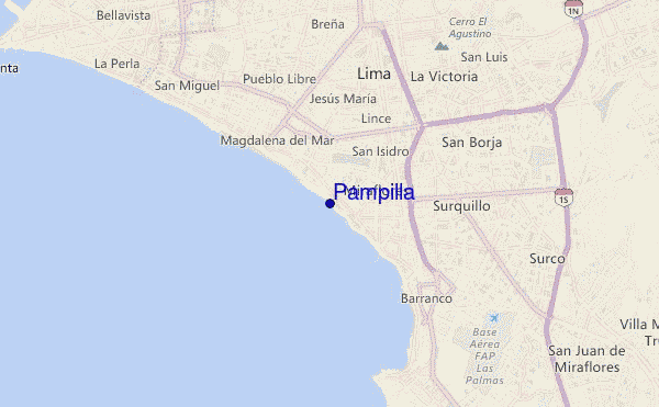 carte de localisation de Pampilla