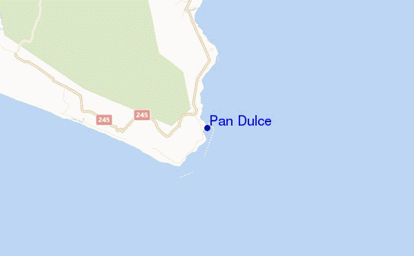 carte de localisation de Pan Dulce