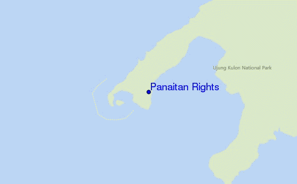 carte de localisation de Panaitan Rights