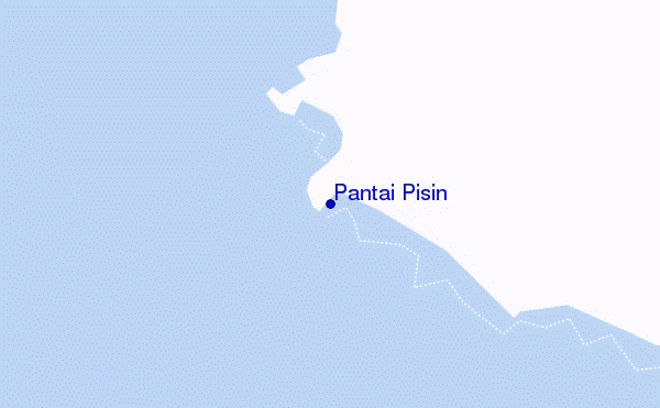 carte de localisation de Pantai Pisin