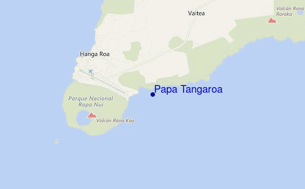 carte de localisation de Papa Tangaroa