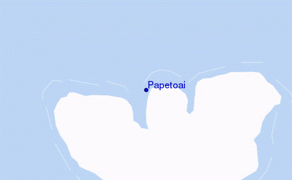 carte de localisation de Papetoai