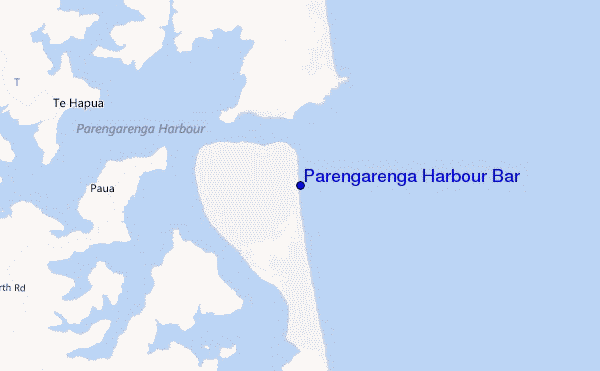 carte de localisation de Parengarenga Harbour Bar
