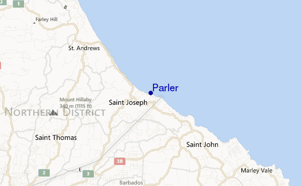 carte de localisation de Parler